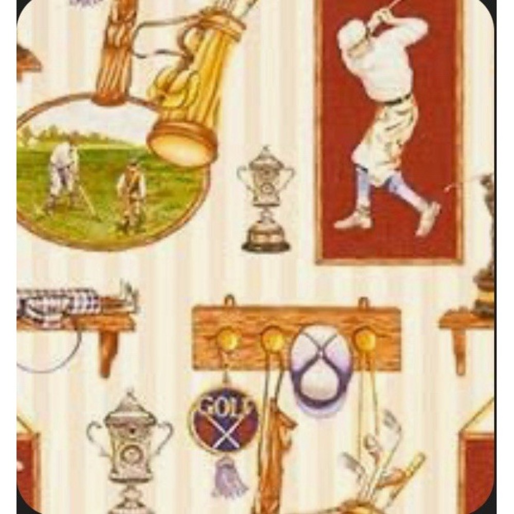 Vintage Premium TPC Classic Golf Wrapping Paper‎ GW4116 24"x 100' Masters PGA